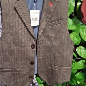 Nordstrom Brown Herringbone Blazer